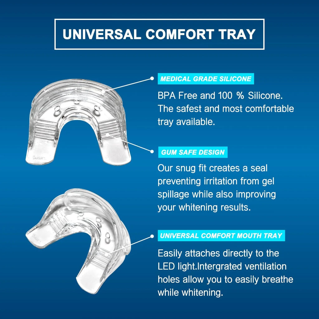 5-LED Teeth Whitening Light for Teeth Whitening Kit Accelerator with Teeth Whitening Tray Teeth Whitener, 10Min Smart Timer