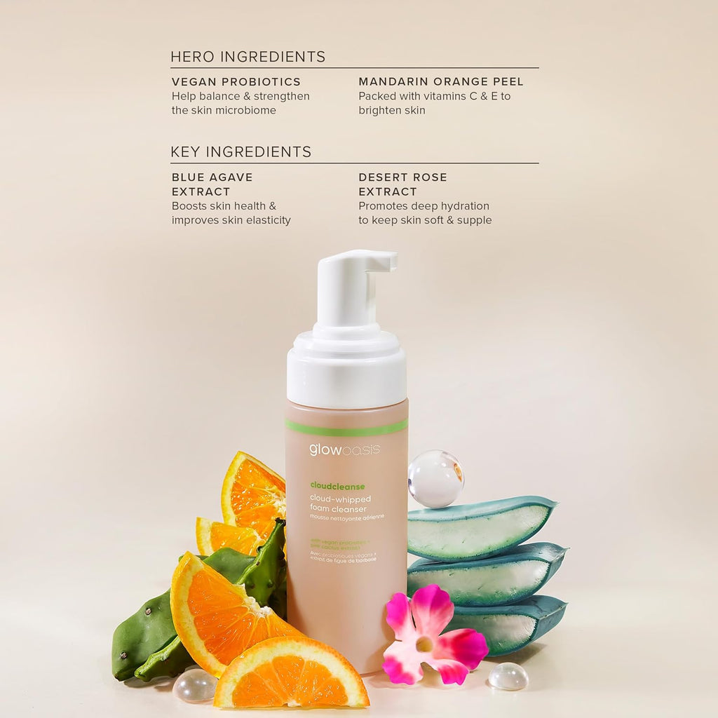 Cleanser Trio Vegan Skin Care Kit | 3-Piece Facial Cleanser Skin Care Set | Cleansing Balm, Foam Face Wash, & Gentle Enzyme Exfoliator | Facial Skin Care Products for All Skin Types