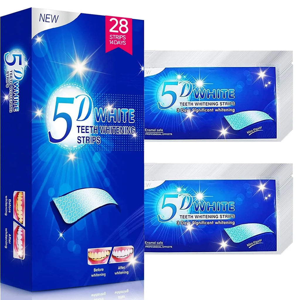 Teeth Whitening Strip - 56 Strips Professional and Safe Teeth Whitening Kit for Teeth Sensitive, Mint