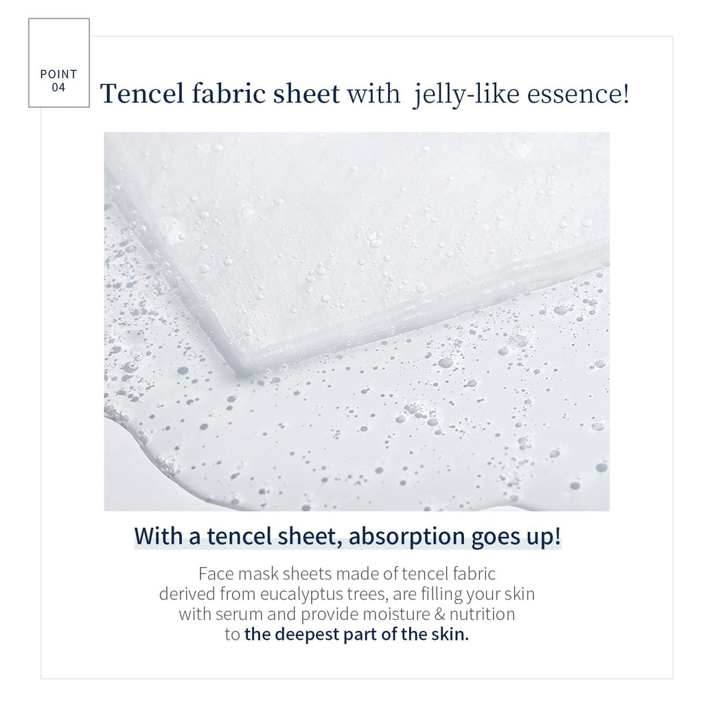 Sapphire Collagen Hydro Essential Mask, 10 Sheets – Moisturizing & Soothing Sheet Mask with Collagen & Ceramide, 1.01 Fl.Oz (30Ml) X 10Ea