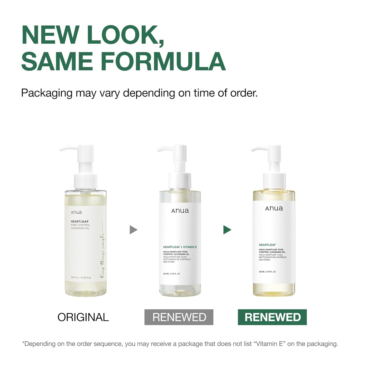 Heartleaf Pore Control Cleansing Oil, Oil Cleanser for Face, Makeup Blackhead Remover, Korean Skin Care 6.76 Fl Oz(200Ml) (Original)