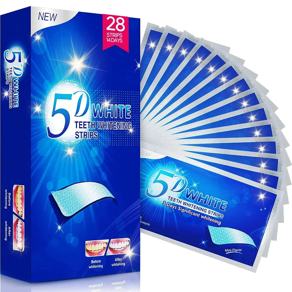Teeth Whitening Strip - 56 Strips Professional and Safe Teeth Whitening Kit for Teeth Sensitive, Mint